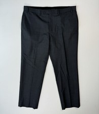 Ralph Lauren Wool Pant Grey 38x30 38x29 Straight Classic Career Modern Office