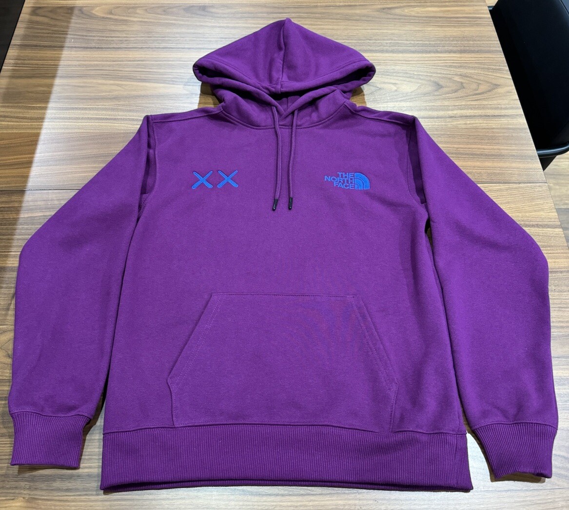 Kaws x The North Face TNF Pamplona Purple Hoodie Sweater (XS Kaws x The North Face TNF Pamplona Purple Hoodie Sweater (XS