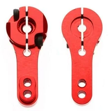 2 RED Aluminum 25T Servo Horn for Savox 1210SG 1256TG SA1230SG SC1258TG SW0231