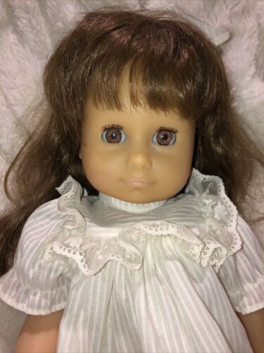 Vintage 15” Götz Modell Vinyl Girl Baby Doll Jointed Waist Brown Hair & Eyes - Picture 1 of 13