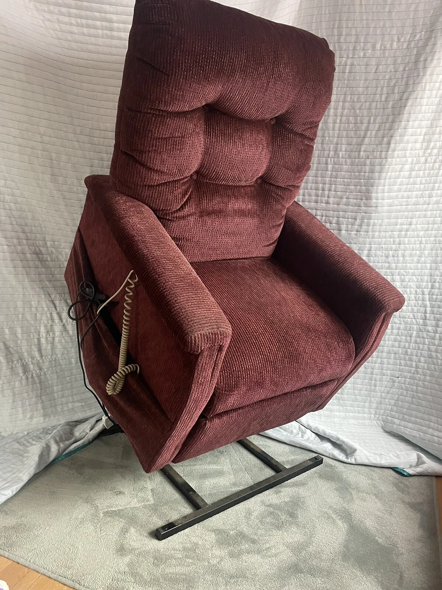pride brown riser and recliner fabric chair heavy duty mobility eBay