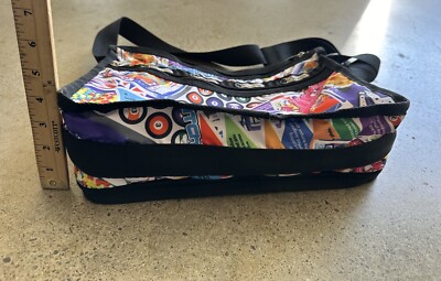 Vintage LeSportsac Casino 8-Ball Slots AOP Classic Hobo Sack Bag