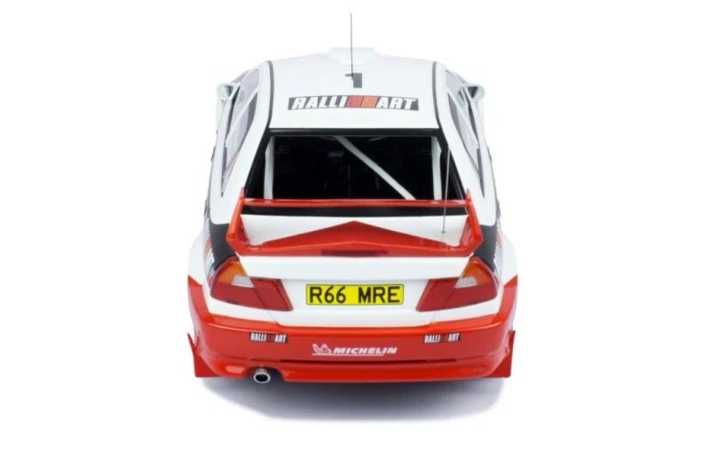 IXO Mitsubishi Lancer RS Evolution V #1 RAC 1998 T.Makinen 1/18 Scale Diecast - Image 4 of 4