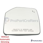 Right Passenger Side Mirror Glass Heat Blind Spot for Ford Bronco 2021-2024