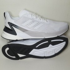 adidas Response Super FX4830 BOOST White Black Running Shoes Mens Size 10.5 NEW