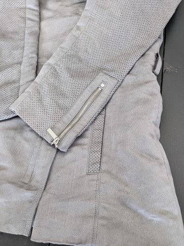 Laundry MEDIUM Gray Jacket By Shelli Segal - no belt - Picture 9 of 11