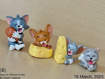 Mugyutto! Tom and Jerry 4 types (Gacha Complete) Takara Tomy Arts