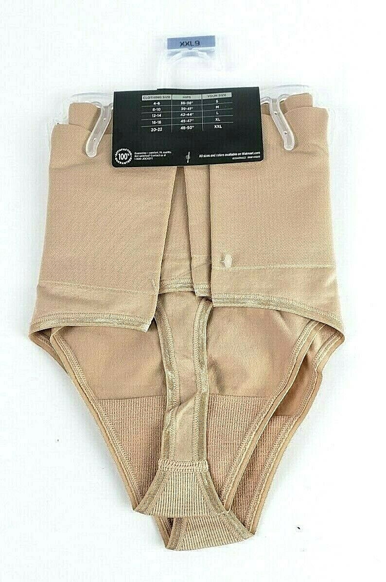 Jockey Life Collection Waist Slimmer Thongs 2 Pairs Nude Size XXL