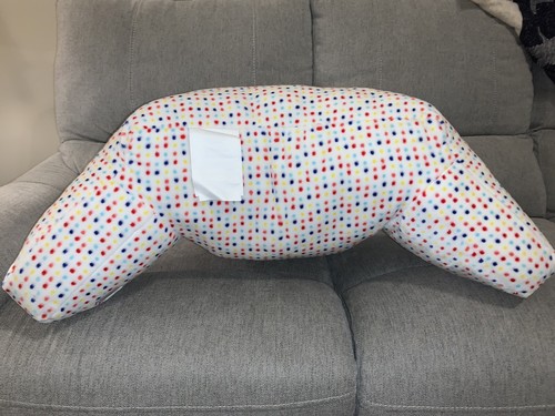 Kate Spade Bed Rest Backrest Bedroom Dorm College Polka Dot Pillow 30” x 19” NWT - Picture 7 of 9