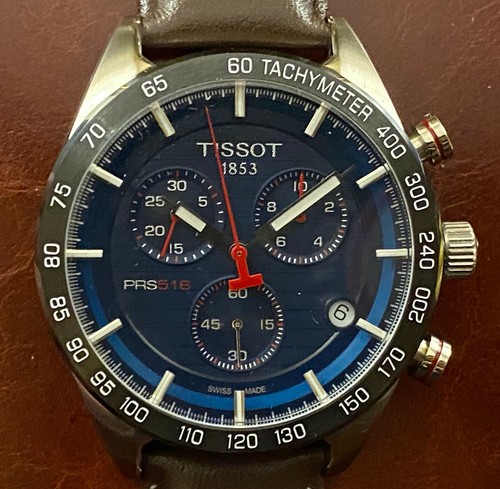 NEW TISSOT PRS 516 42MM BLACK DIAL 