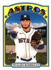 2021 Topps Heritage #675 Nivaldo Rodriguez RC Houston Astros Rookie Card