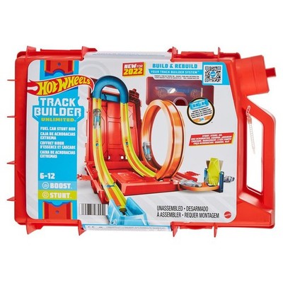 Mattel Hot Wheels Fuel Can Track Builder Unlimited Stunt Playset