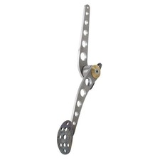 Lokar Bag-6154 Lakester Steel Throttle Pedal Assembly Raw Finish