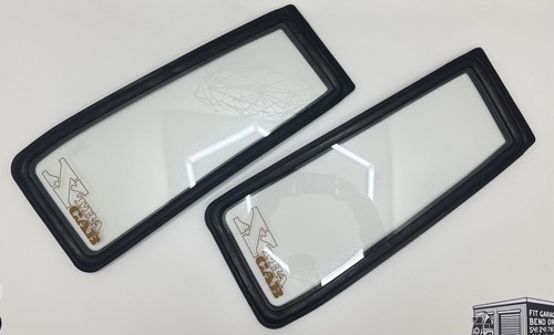 84-88 Toyota Pickup Xtra Cab Rear Quarter Window Glass OEM Pair w/Seals
