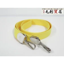 HERMES Lime Creme Negonda Toile Officier Strap Yellow Strap Women s Excel