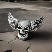 VTG NOS OUTLAWS ANGELS BIKER BADGE PIN, HOG, HARLEY, SUPPORT 81, 1%er, DILLIGAF.