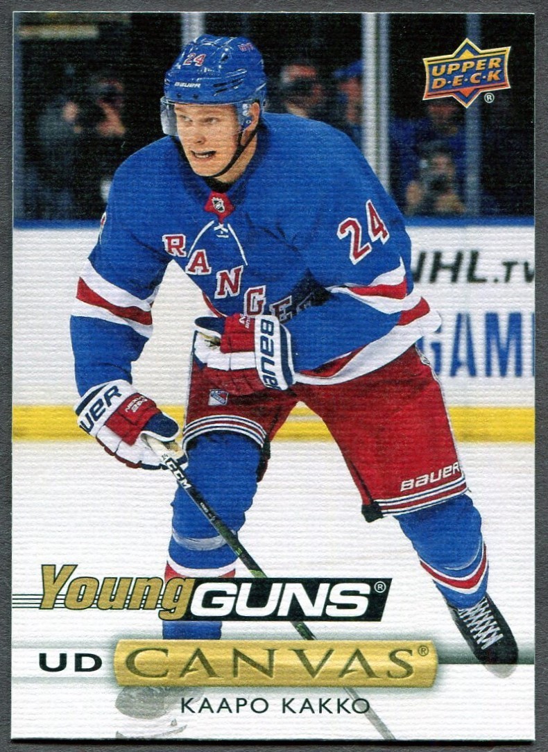 2019/20 Upper Deck Series 1 Young Guns Canvas Kaapo Kakko New York Seattle C91