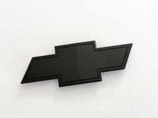 2011-14 Chevrolet Silverado Hd Bowtie Black Front Grille Emblem 2500 3500hd