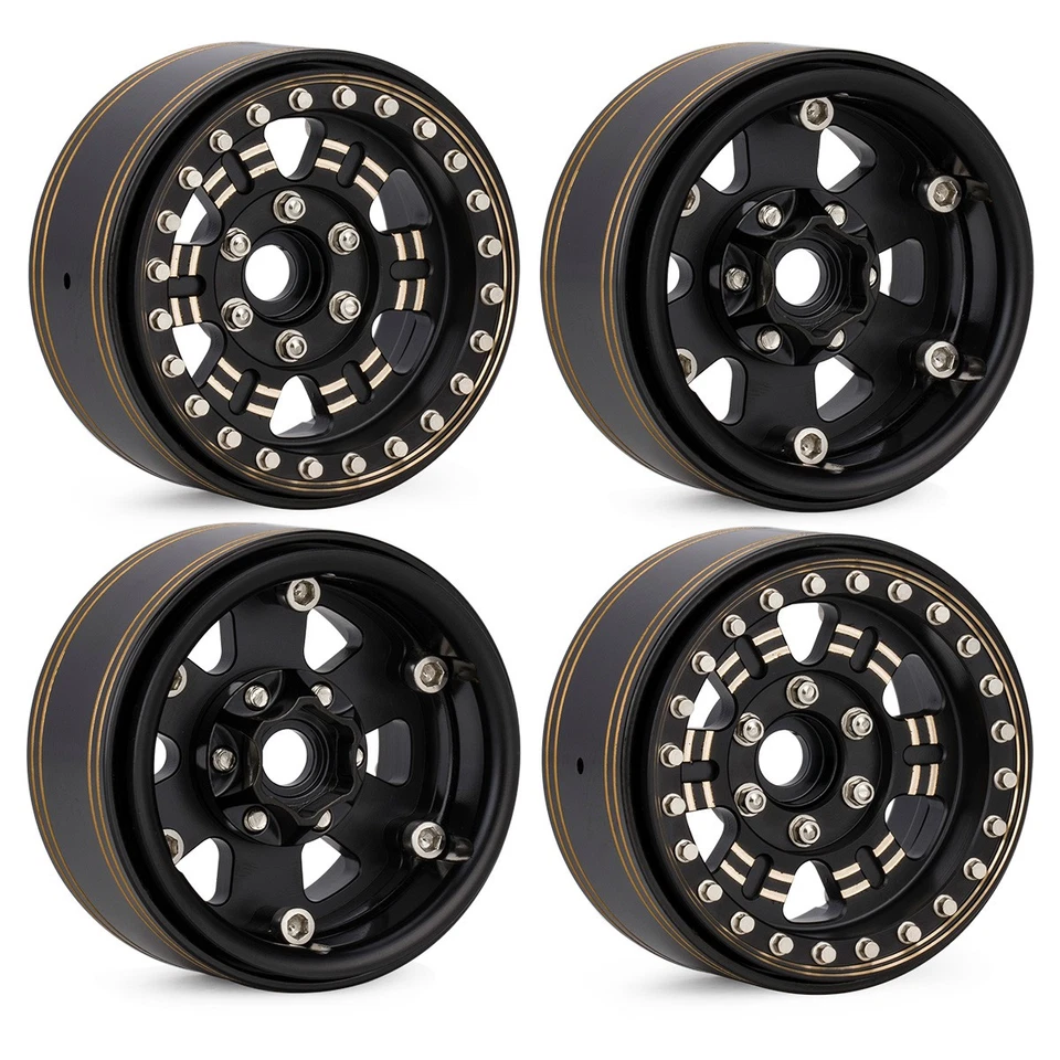 Brass Heavy 1.9 Beadlock Wheel Rim for 1/10 RC Crawler Axial SCX10 III TRX4 TRX6 - Image 4 of 4