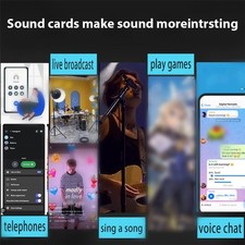 Voice Changer Portable Voice Changer Device With 8 Sound Effects Colorful Light