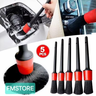 KIT 5 PINSEL FÜR DETAILING INNEN UND AUSSEN AUTO MOTORRAD KRATZFEST