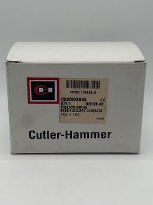 Cutler-Hammer C320KGS42 Series A2 Freedom Series Base Auxiliary Contacts