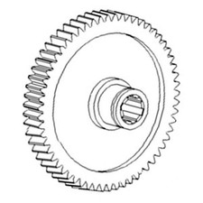 68511c1 Ipto Driv Gear Fits Case-ih Tractor Models 1066 1466 1468 +