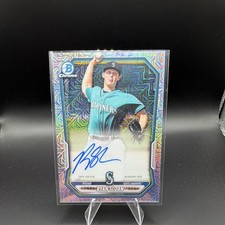 2026 Topps Bowman Chrome Ryan Sloan Mojo Refractor Autograph Seattle Mariners