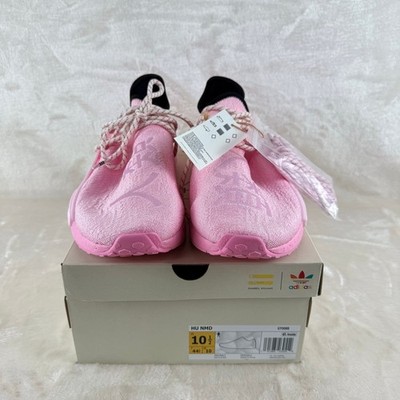 Adidas Pharrell Williams Hu NMD Knit Sneakers Men's Size 10.5 Pink GY0088