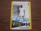 Oliver Darden Autographed 2004 TK Legacy Michigan Wolverines Varsity Club VC2