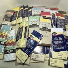 Wrights Bias Tape Lot 35 Double Fold Single Seam Binding  Rick Rack Twill Tape