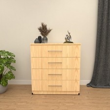 Image of 4 Drawer Chest - Fully Assembled | Modern Storage Unit