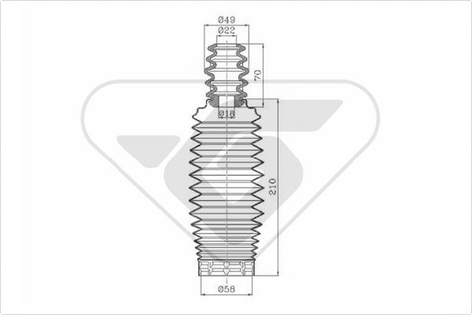 StoßDäMpfer StaubschüTzer Hutchinson KP001-image
