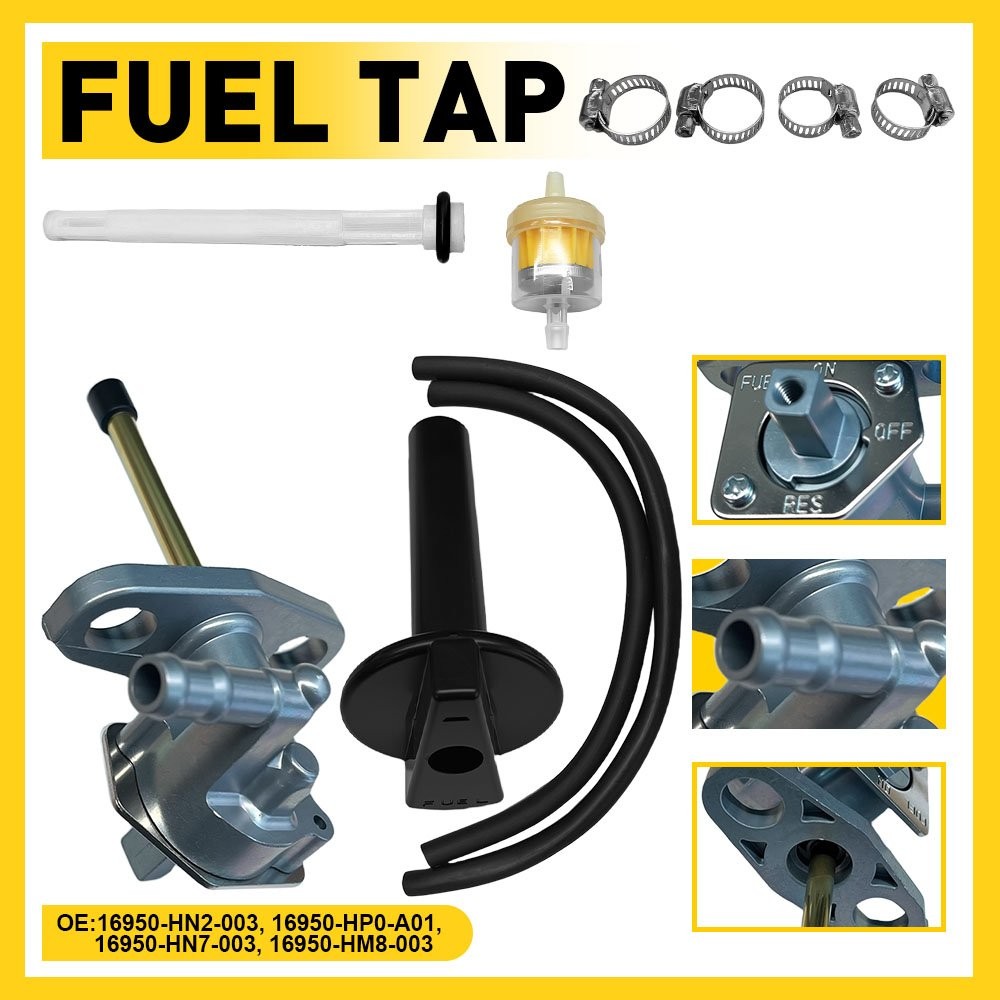 1x Valve Petrol Petcock Set Fit Honda Rancher 420 TRX420FPE ES EPS 2009-2013 A
