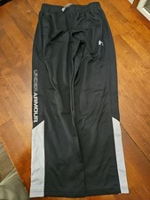 Under Armour Boys Black Pants Size YL With Pockets