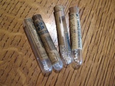 lot Antique vtg Homeopathic Medicine Bottle Tubes  Apothecary pharmacist doctor