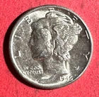1945 US Mercury SILVER Dime "Philadelphia" Mint! Choice AU! Old Coin!