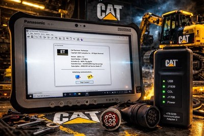 Diagnostic Tablet KIT For CAT ET 2025 SIS Perkins EST and  Cat Comm Adapter 3