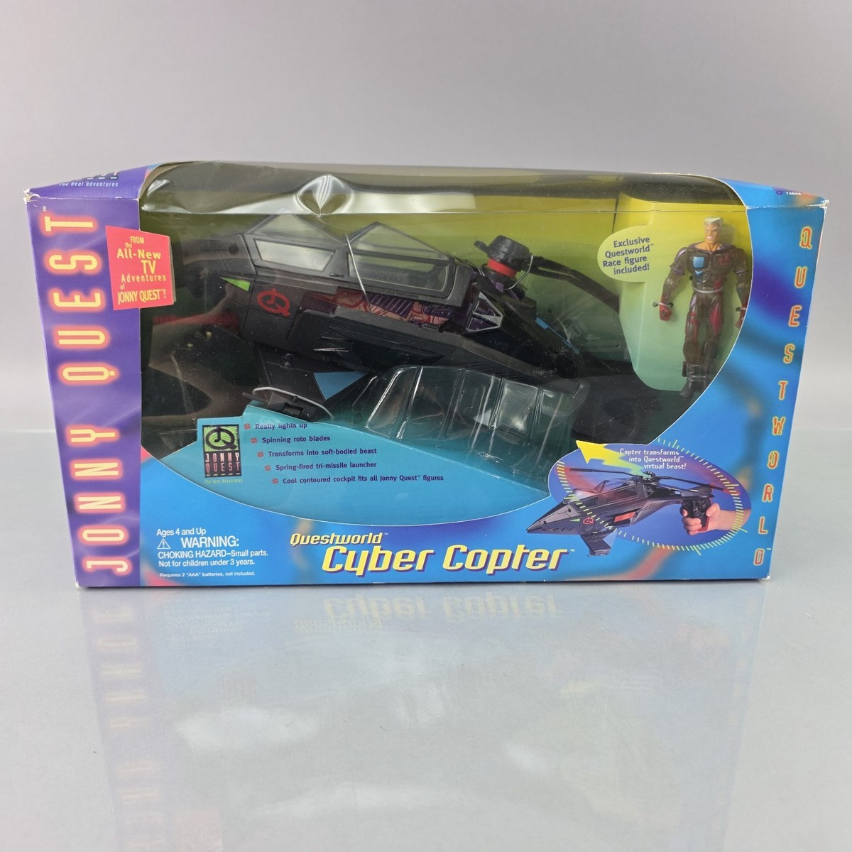 Jonny Quest Questworld CYBER COPTER Vehicle & Figure Set