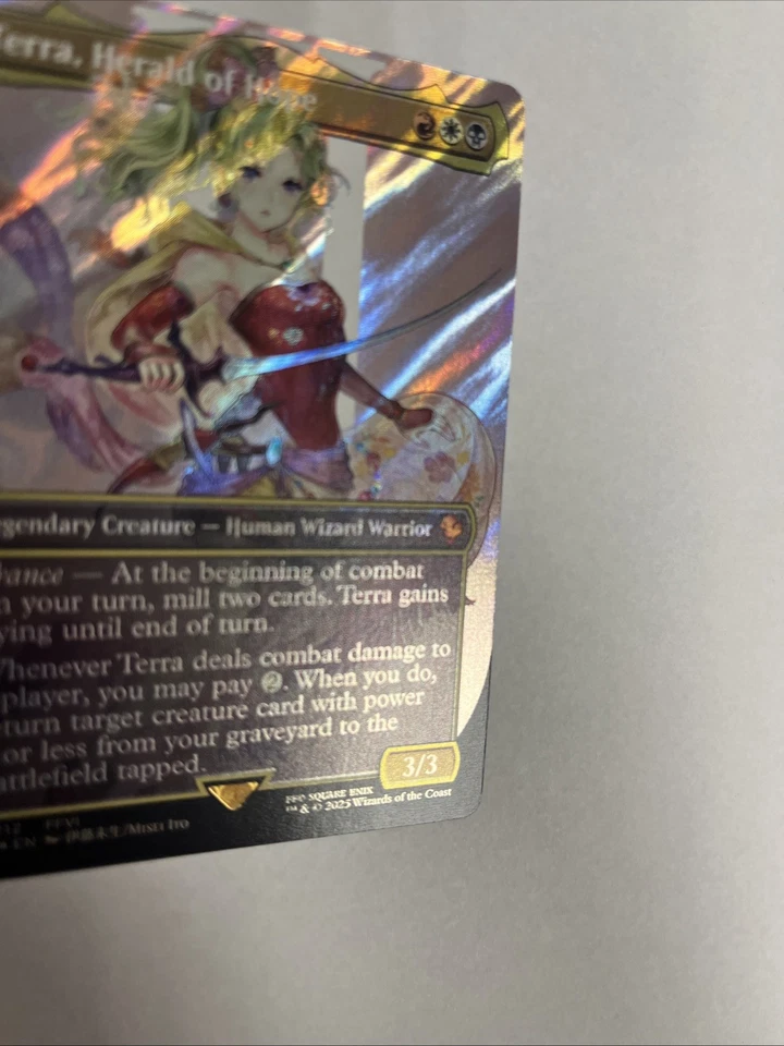 Terra Herald Of Hope Borderless Surge Foil Card #0212 MTG - Image 2 of 4