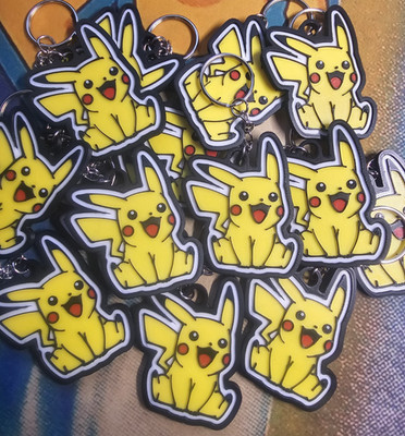 3D PRINTED PIKACHU KEYCHAIN NOSTALGIA POKEMON FUN FOR ALL PROMO