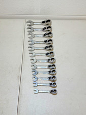 Blue Point Boerms712 12pc Metric 15 Offset Short Ratcheting Wrench Set 8 - 19mm