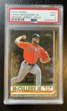 2019 Topps Lance McCullers Jr Orange Jersey Gold /2019 #397 PSA 9 - Astros