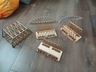 OO GAUGE BRIDGES AND BRIDGE PARTS AS PICTURED DOUBLE GIRDER PLUS 3 SINGLES