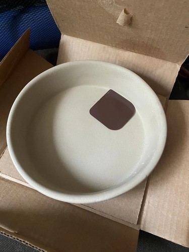 NEW Pampered Chef 8" Mini-Baker Round Bowl #1470 Stoneware NOS instructions - Picture 2 of 7
