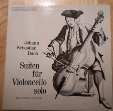  REINE FLACHOT - BACH CELLO SUITES 1 W. Van Hoof LP # INT 192 517 EX Cond 