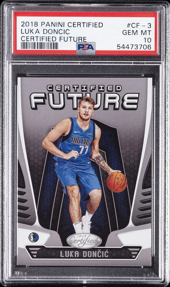 Luka Dončić 10 Graded Basketball Rookie Sports Trading Cards