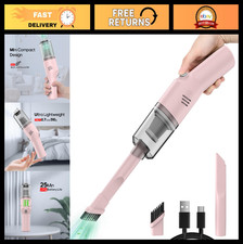 Cordless Mini Handheld Vacuum - Portable Rechargeable for Home  Car, USB-C, Qui