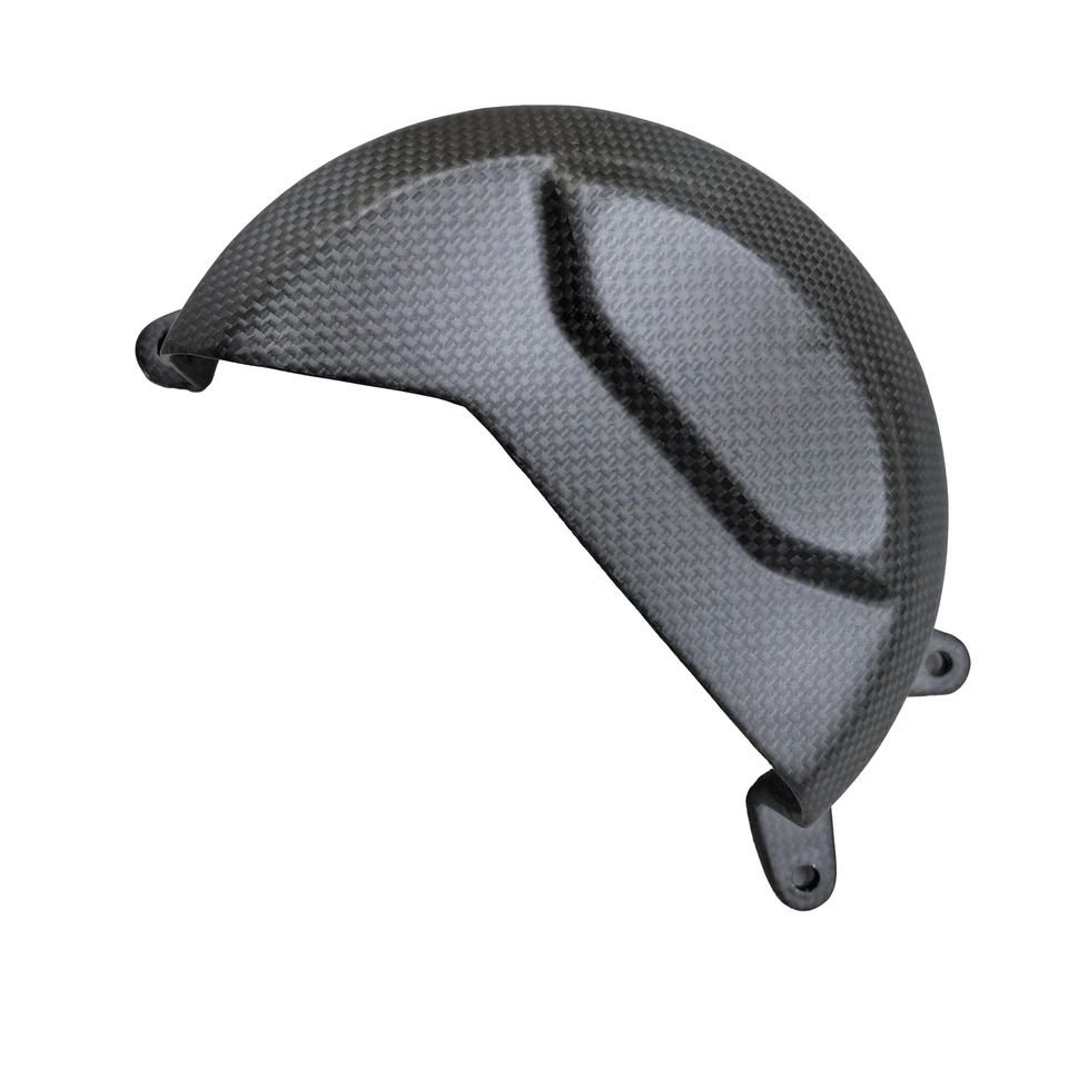 Cubierta de embrague protectora de motor de fibra de carbono para DUCATI Hypermotard 698 2024 2025 Foto 2 de 4