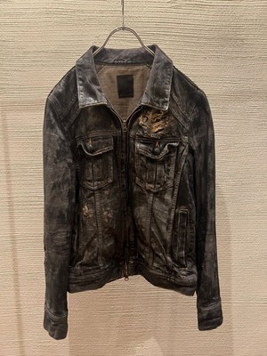 ジャケット・アウター 00s Archive Coating Denim Jaket 00s Archive Coating Denim Jaket